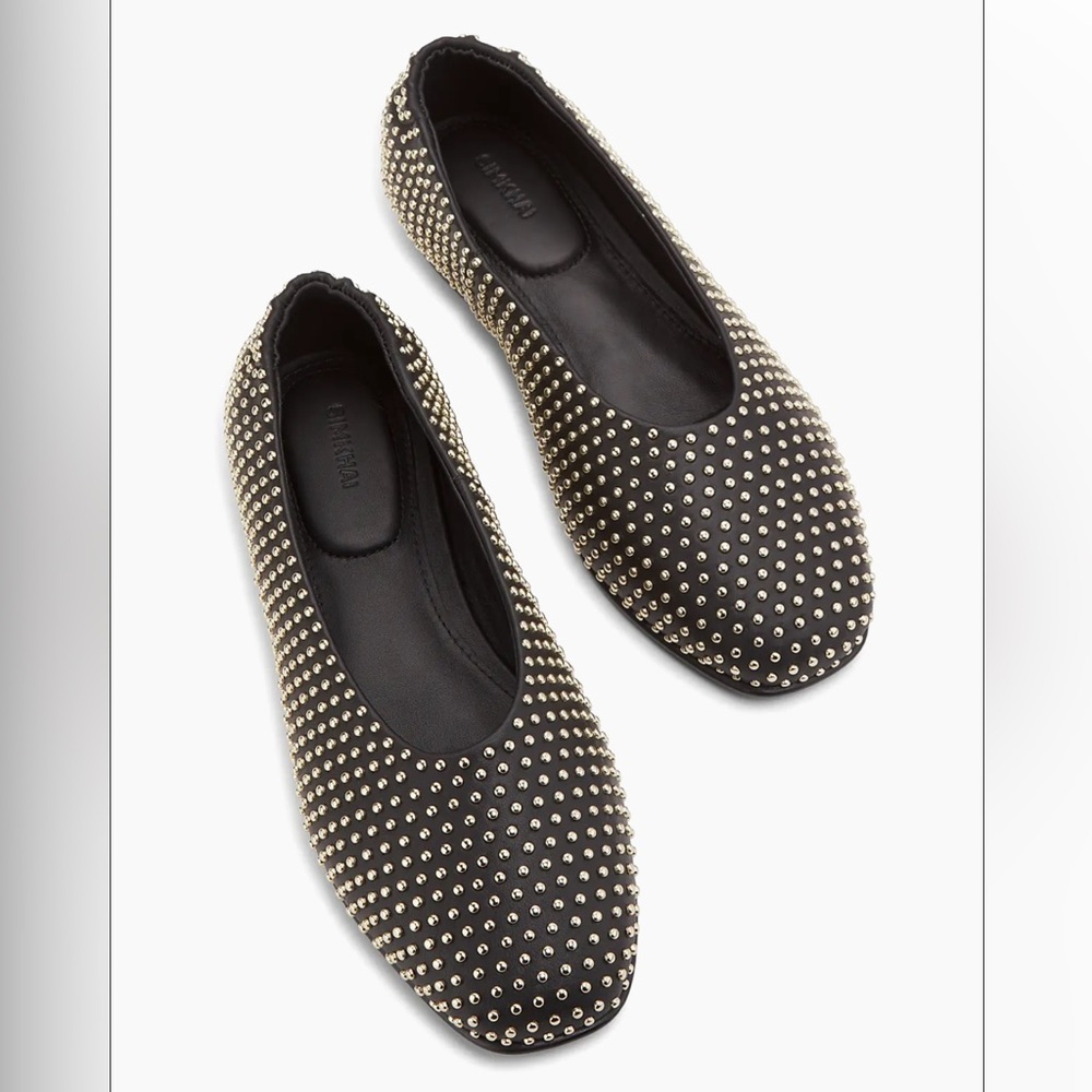 SIMKHAI Simkhai Shoes Flats Eden Studded Leather Flats size 10.5